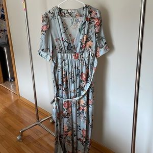 FRNCH floral dress. Slits on both sides. Size medium.